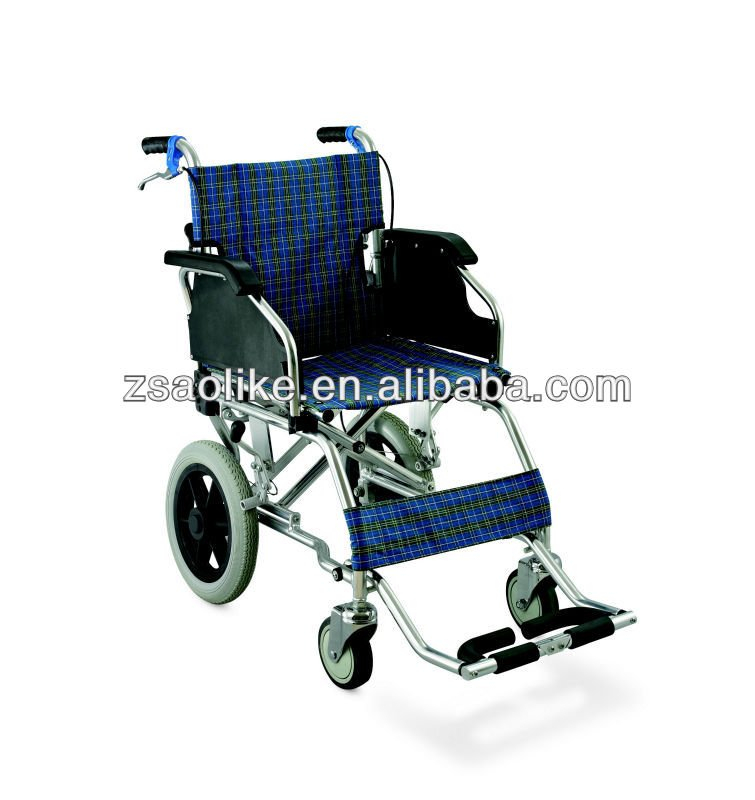 Transport Aluminum Lightweight Wheelchair