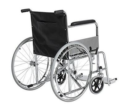 فولاذ طوي اقتصادي Silla de Ruedas كرسي متحرك Alk809