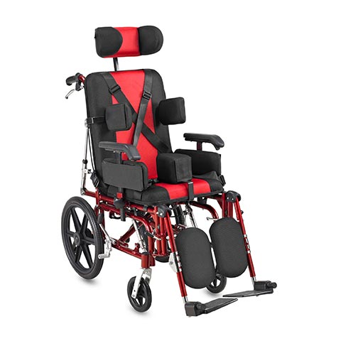 Aluminum alloy brain paralysis wheelchair ALK958LC