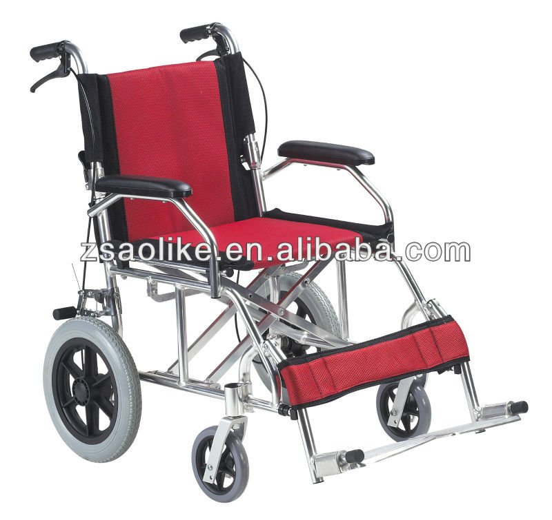 Transport Aluminum Lightweight Wheelchair