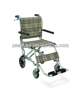 Transport Aluminum Lightweight Wheelchair