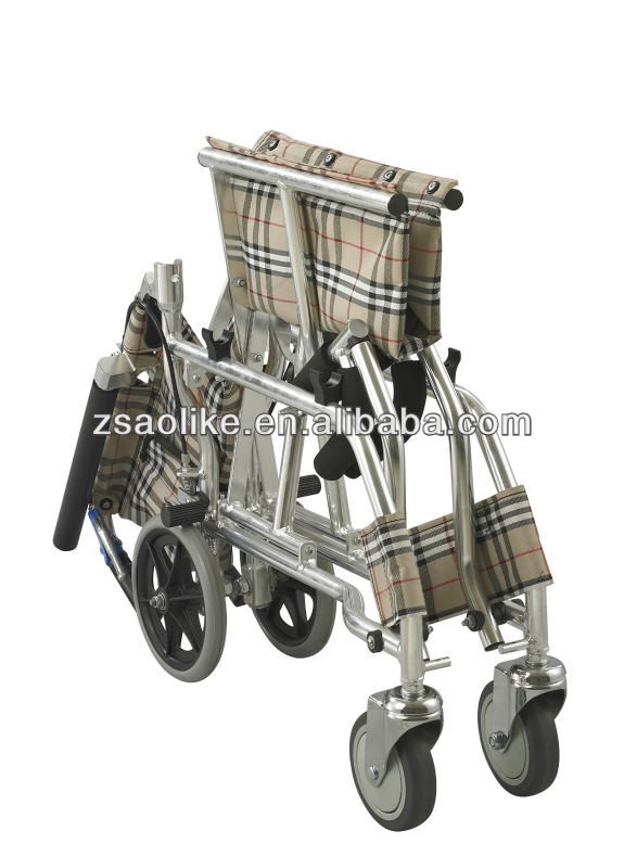 Transport Aluminum Lightweight Wheelchair