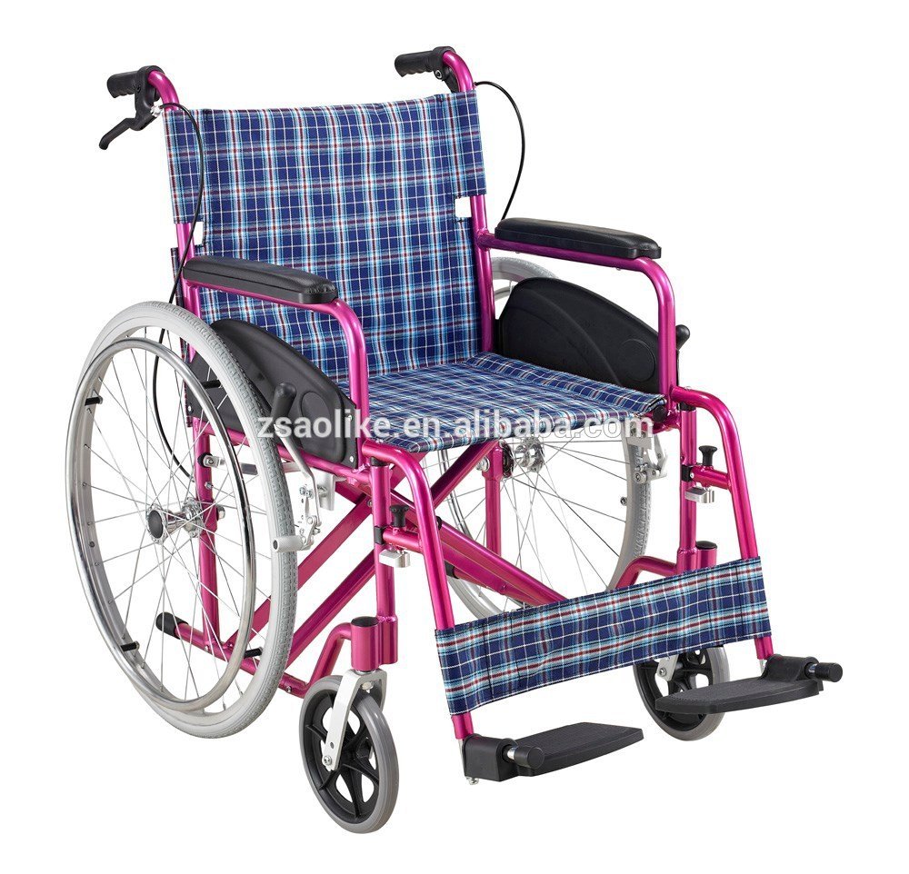 Cheap Aluminum manual wheelchair for halls ALK972LJP-24 "