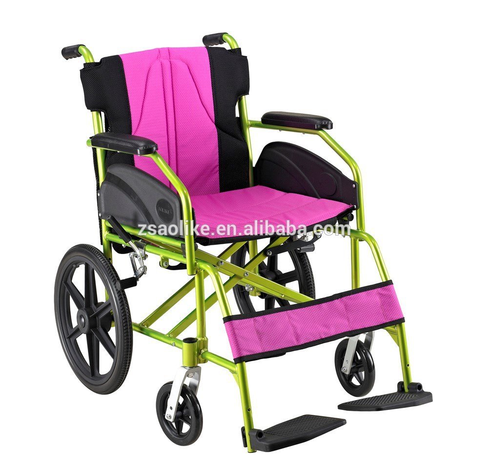 Lightweight aluminum wheelchair for halls ALK867LB