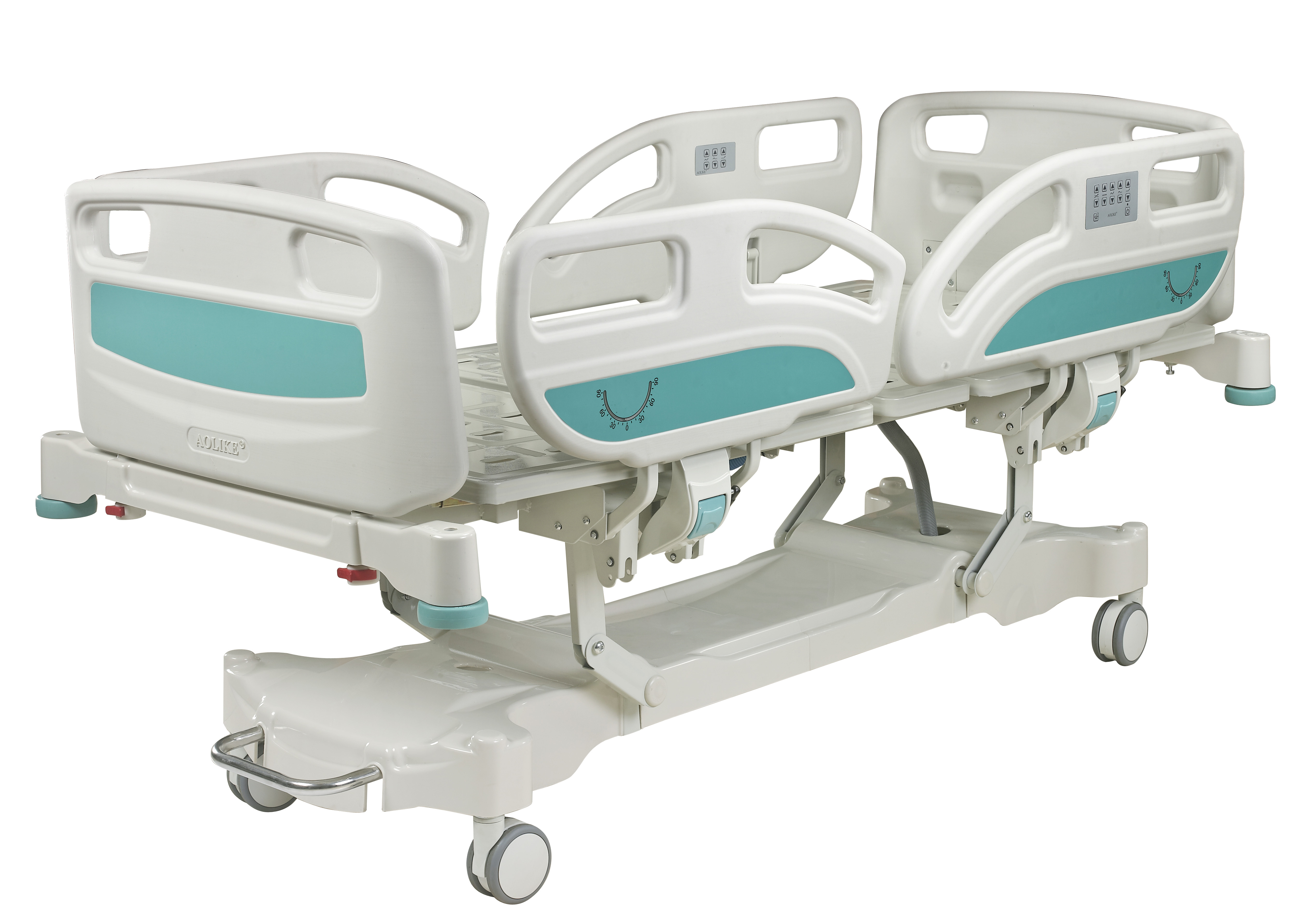 مستشفى AOLIKE ICU 5 وظائف سرير مستشفى كهربائي مع وظيفة CPR