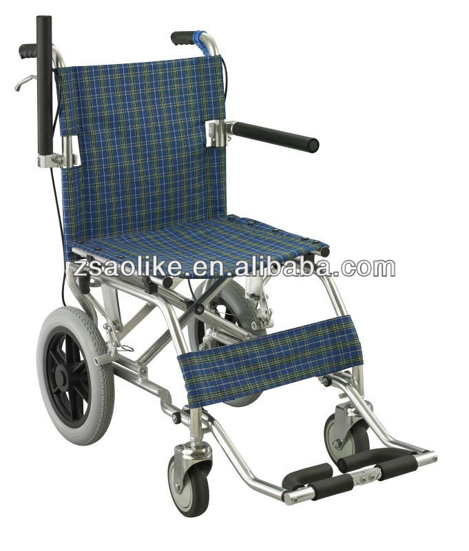 Transport Aluminum Lightweight Wheelchair
