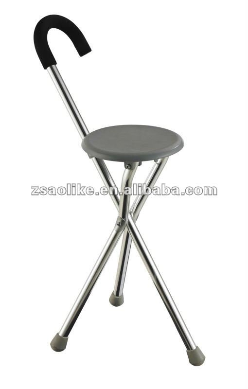Walking aid with seat