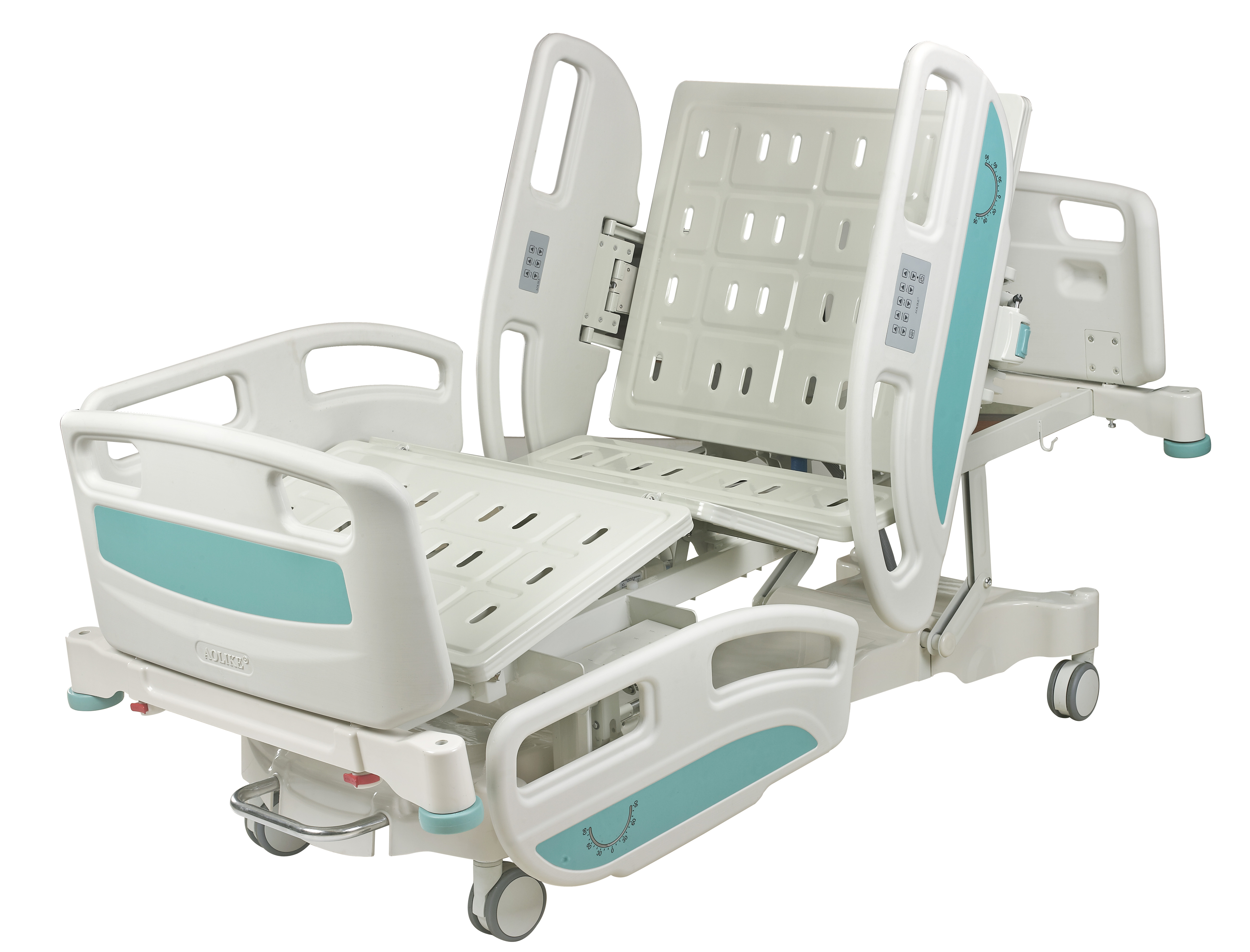 مستشفى AOLIKE ICU 5 وظائف سرير مستشفى كهربائي مع وظيفة CPR