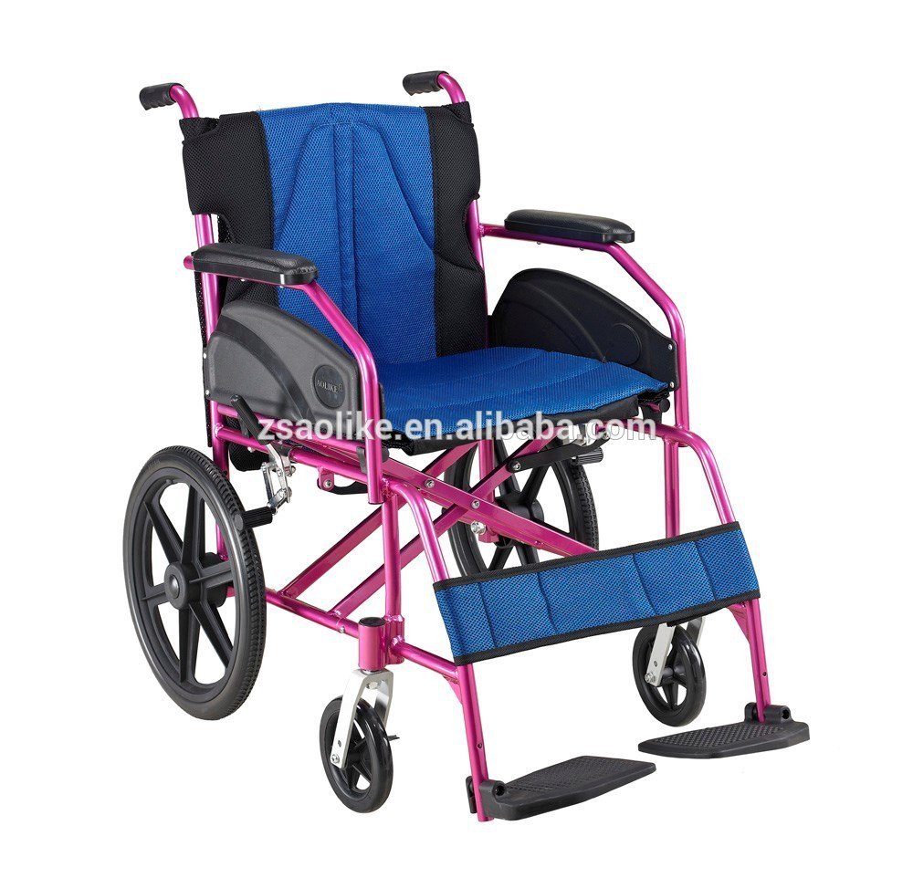 Lightweight aluminum wheelchair for halls ALK867LB