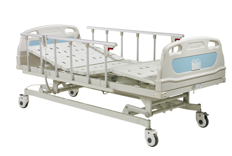 Three function electric hospital bed