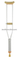 Adjustable Underarm Crutch Aluminum Walking Aids