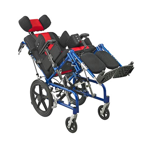 Aluminum alloy brain paralysis wheelchair ALK958LC