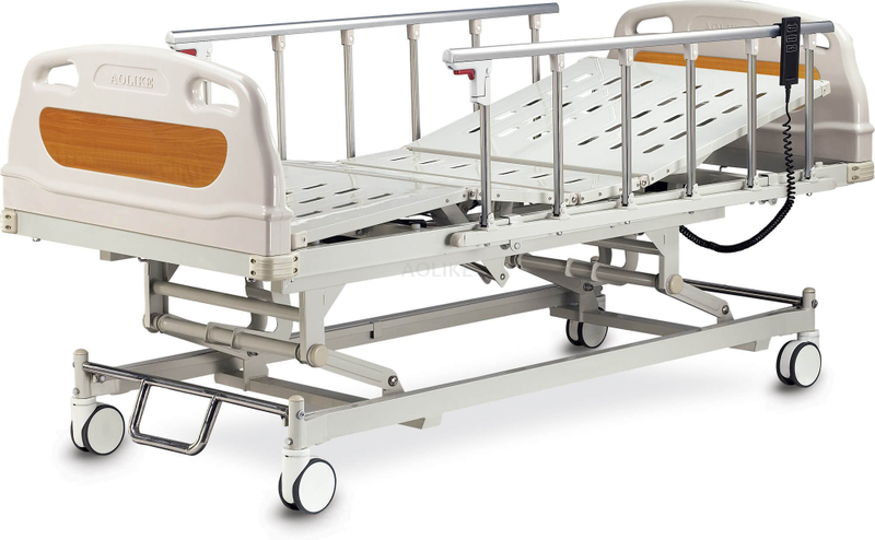 CE, FDA approved quality High quality and cheap Electric hospital bed for halls with 3 function with control of brakes