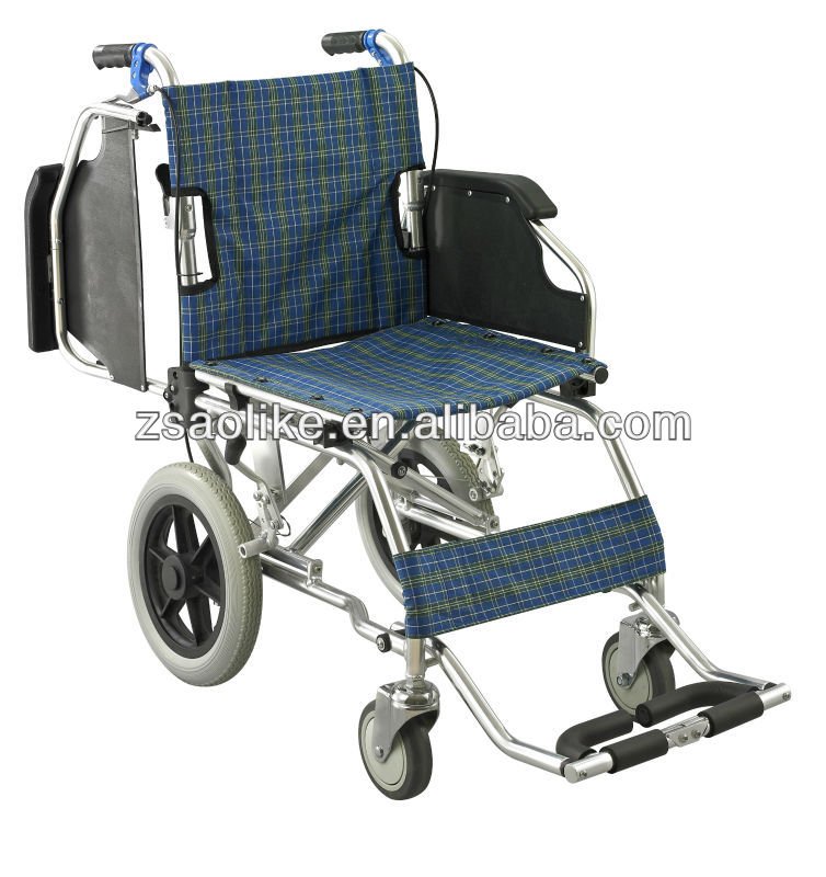 Transport Aluminum Lightweight Wheelchair