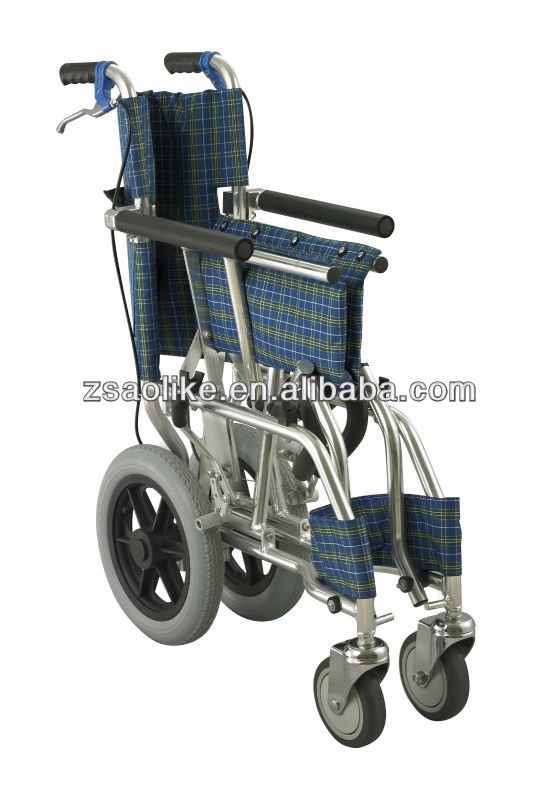 Transport Aluminum Lightweight Wheelchair