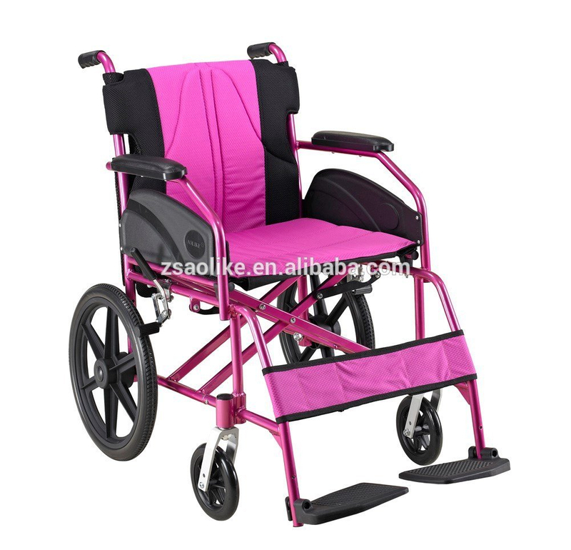 Lightweight aluminum wheelchair for halls ALK867LB